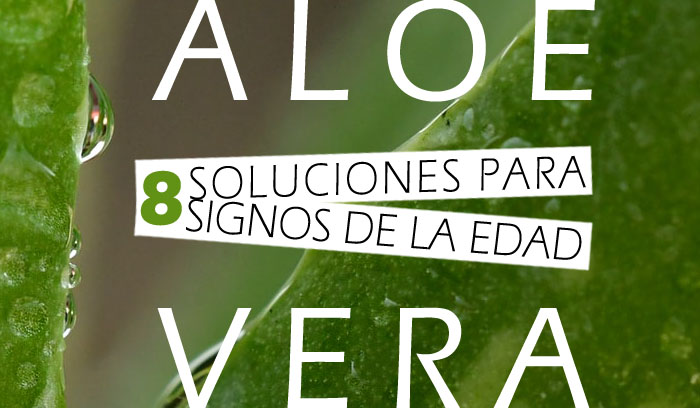 8 signos de la edad que combates con el aloe vera